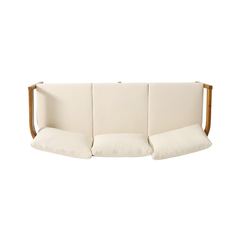 Sand Stable Matilda 76.5 Wide Outdoor Patio Sofa with Cushions Reviews Wayfair